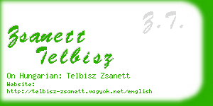 zsanett telbisz business card